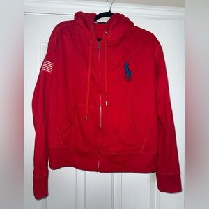 Awesome Ralph Lauren Polo Hoodie USA Large